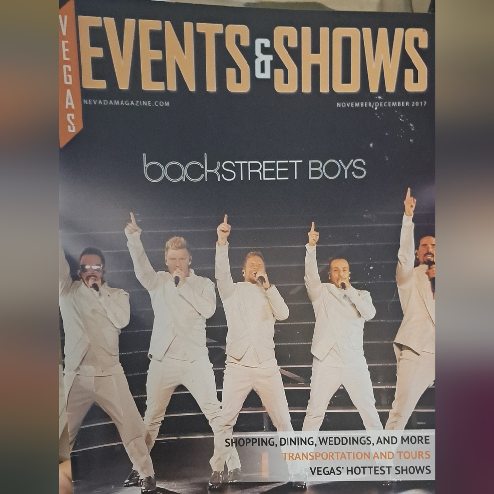 Backstreet Boys Concert Poster - White Suits